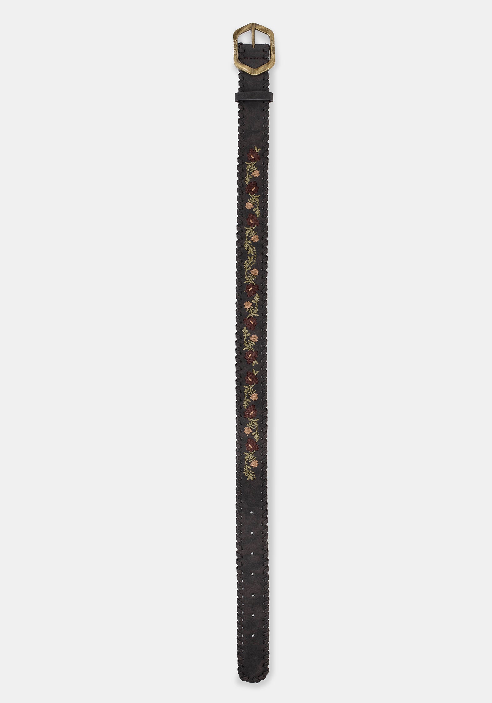 Nettle Whipstitch Floral Embroidered Belt
