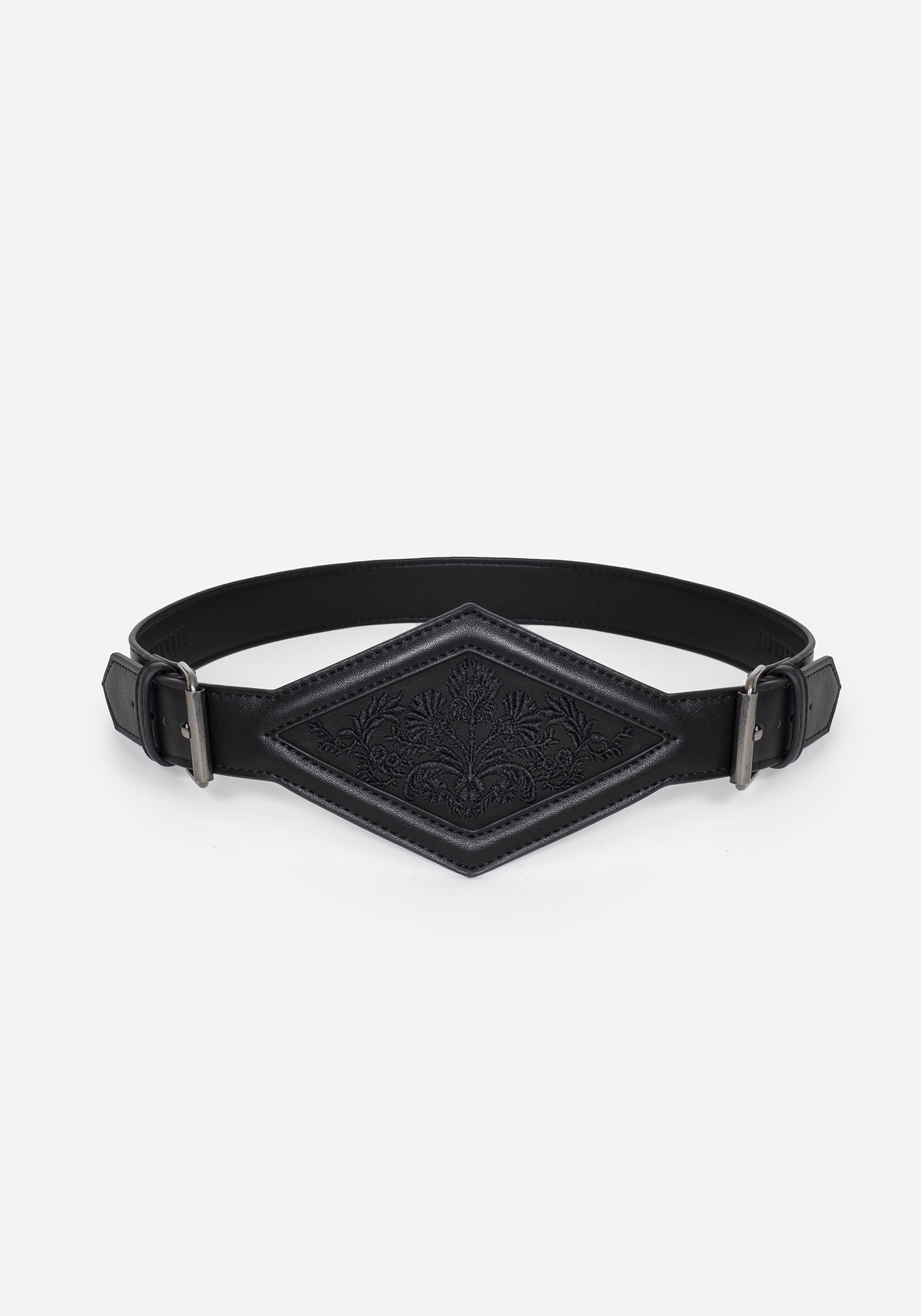 Antihero Embroidered Diamond Centre Waist Belt