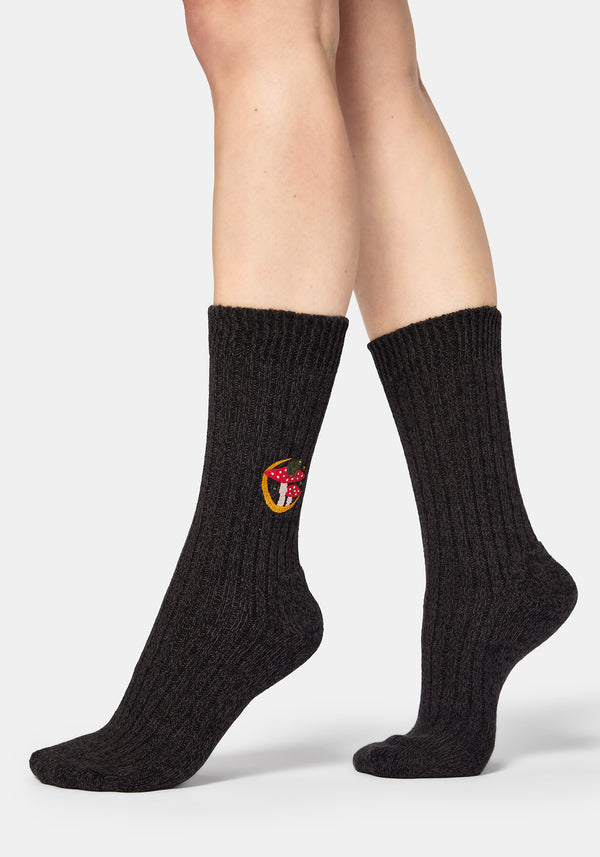 Swamplife Embroidered Knitted Socks