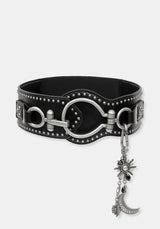 Sul Studded Charm Stretch Waist Belt
