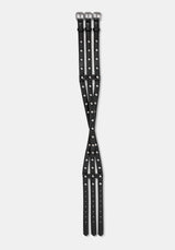 Stredden Triple Back Buckle Rivet Belt
