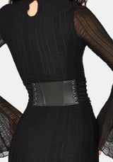 Mortika Front Stitched Waist Belt