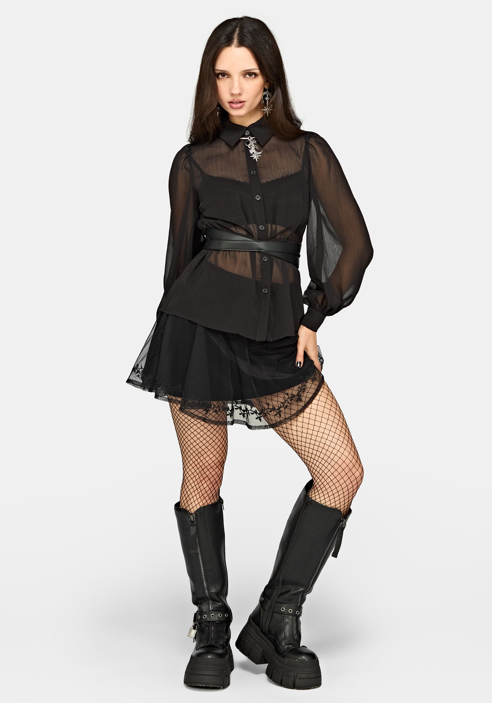 Lilane Cross Over Bow Back Waist Belt