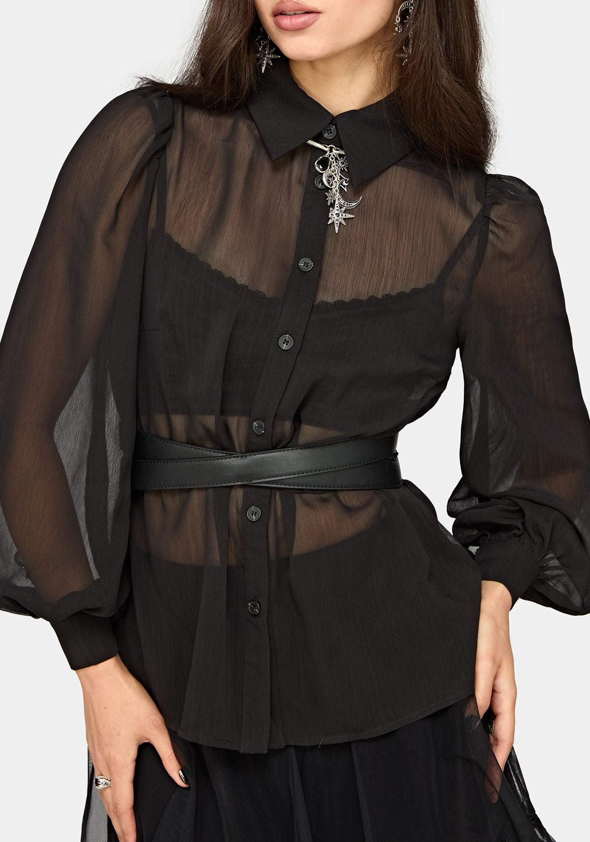 Natalia Cross Over Bow Back Waist Belt
