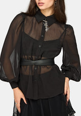 Lilane Cross Over Bow Back Waist Belt