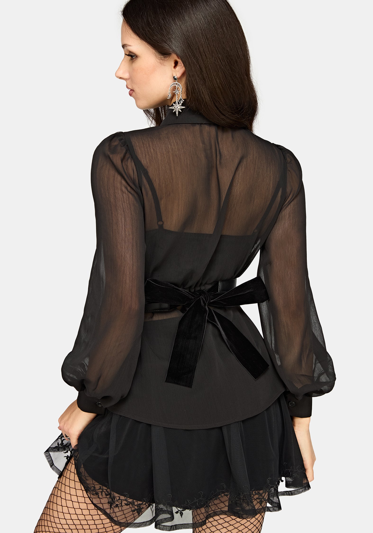 Lilane Cross Over Bow Back Waist Belt