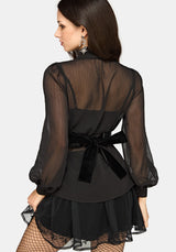 Lilane Cross Over Bow Back Waist Belt