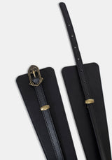 Cathedral Buckle Waist Belt - Gold