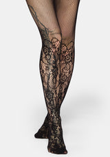Sisella Lace Fishnet Tights
