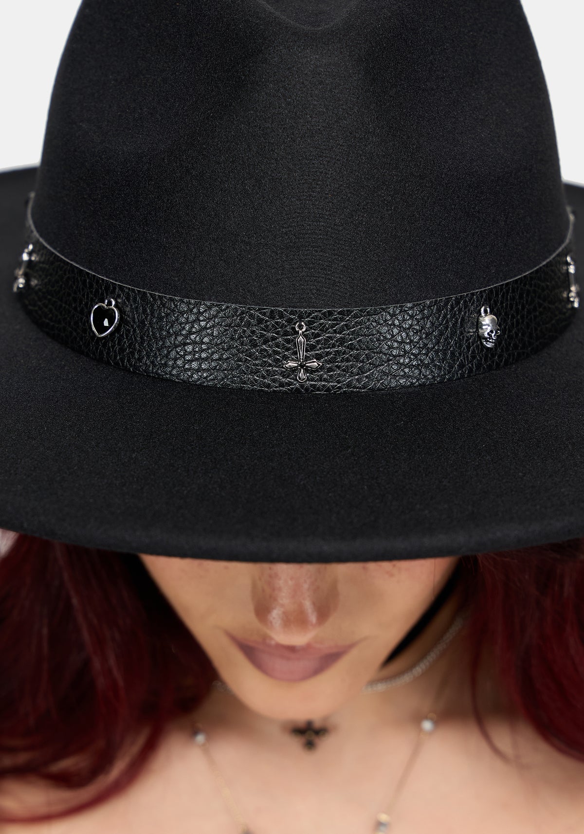 Prudy Charm Ribbon Fedora Hat
