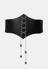 Winspire Spider Chain  Elasticated Corset Belt S/M