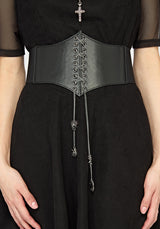 Winspire Spider Chain  Elasticated Corset Belt S/M