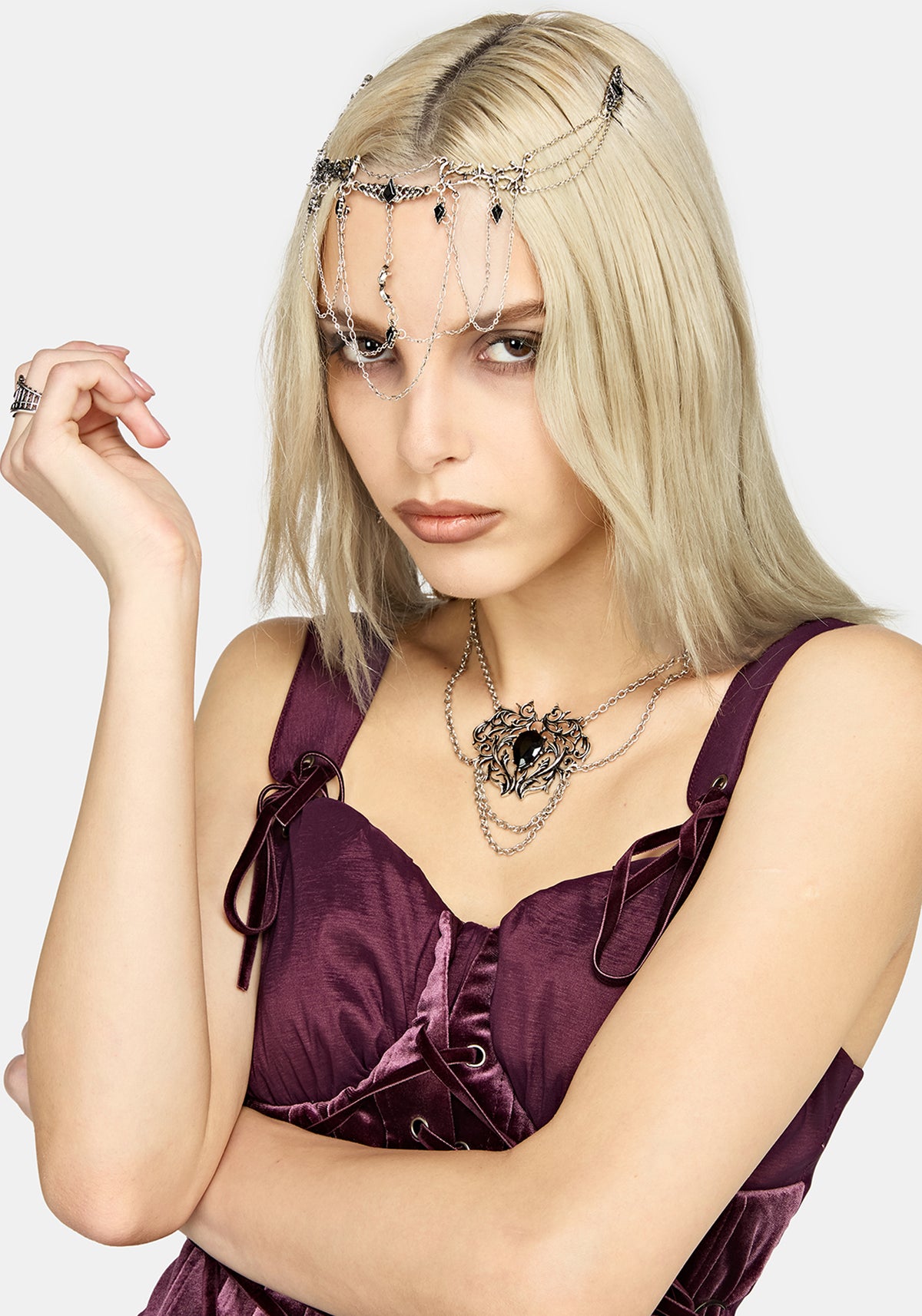 Rynel Spider Chain Hair Pin