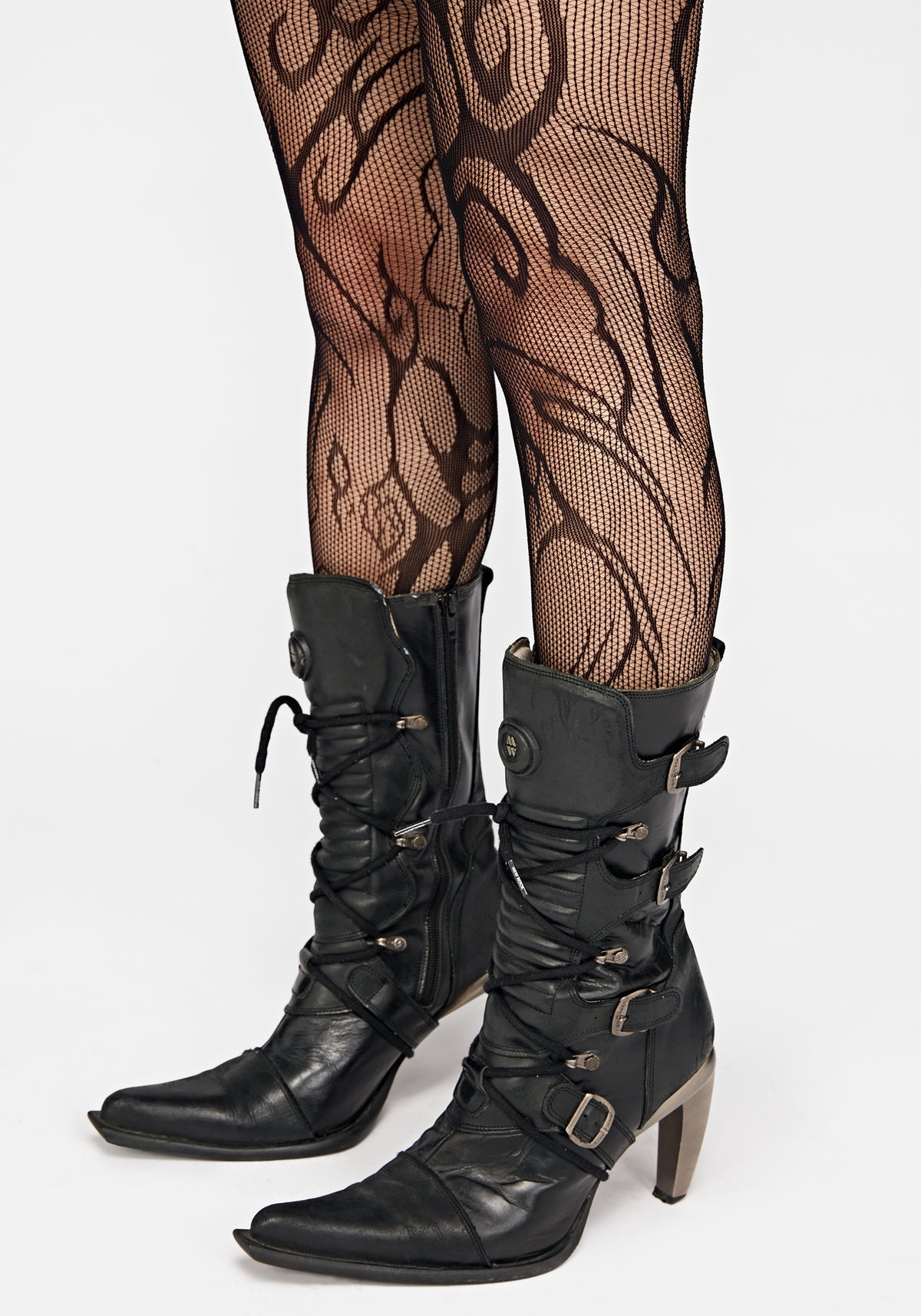 Cosima Swirl Fishnet Tights
