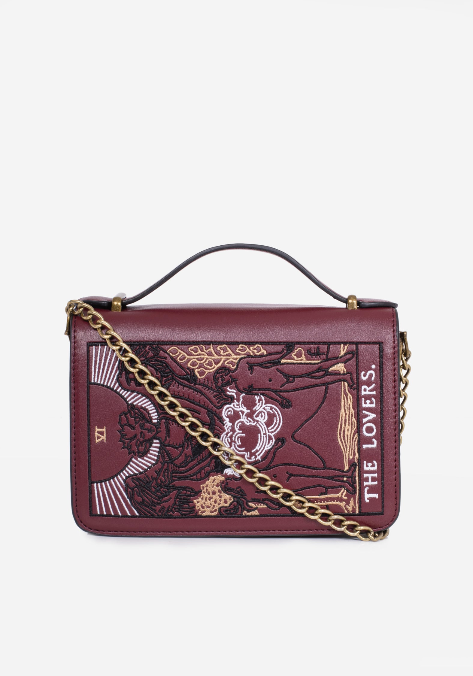 Mayari dabka tan hand embroidered crossbody clutch bag for women main image 0