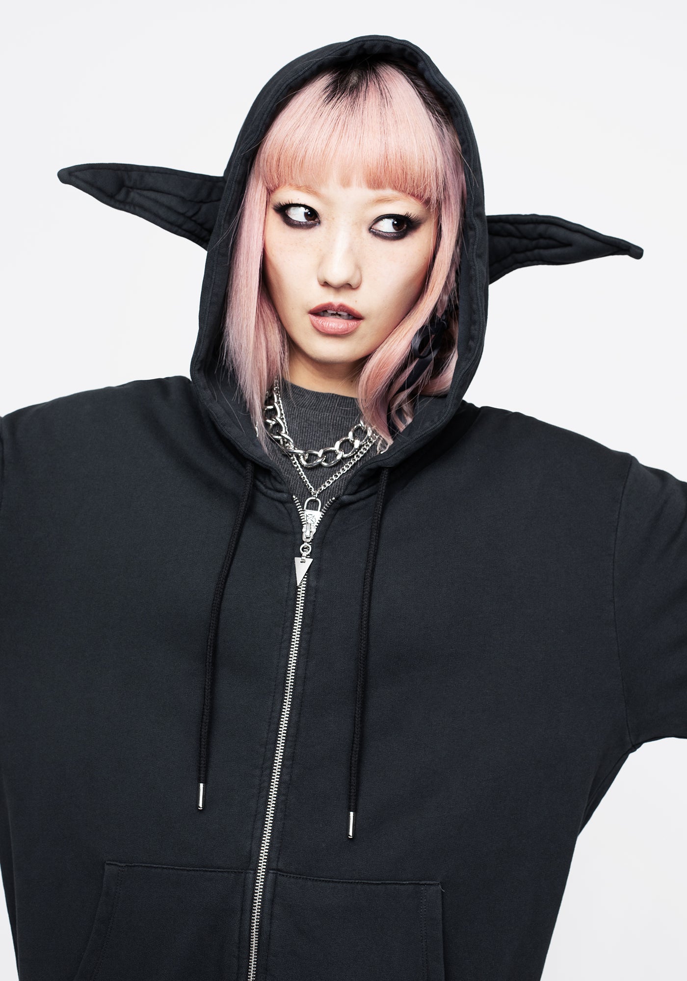 Disturbia Hermit Ear Hoody Hoodies