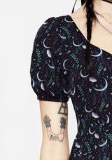 Diana Moon Moth Mini Dress