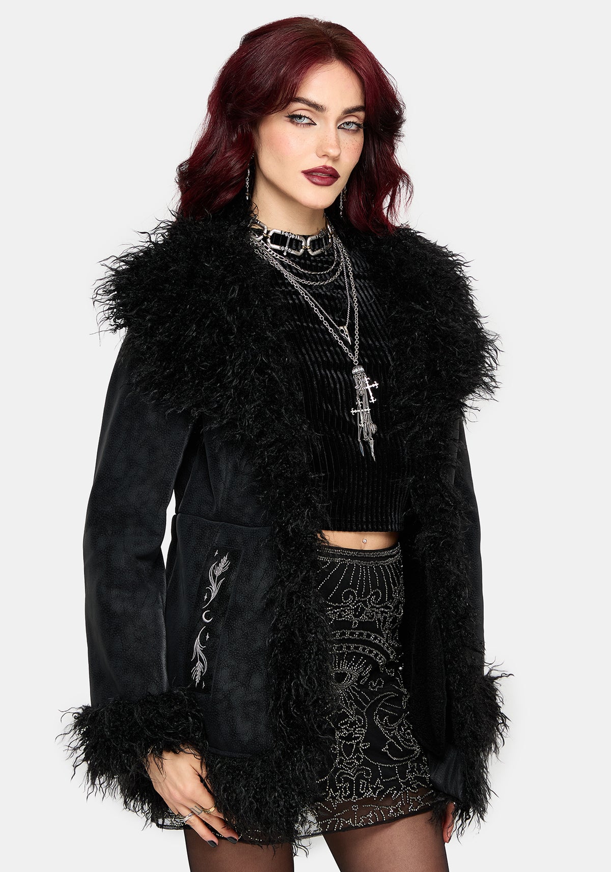 Ygritte Faux Fur Coat UK 6
