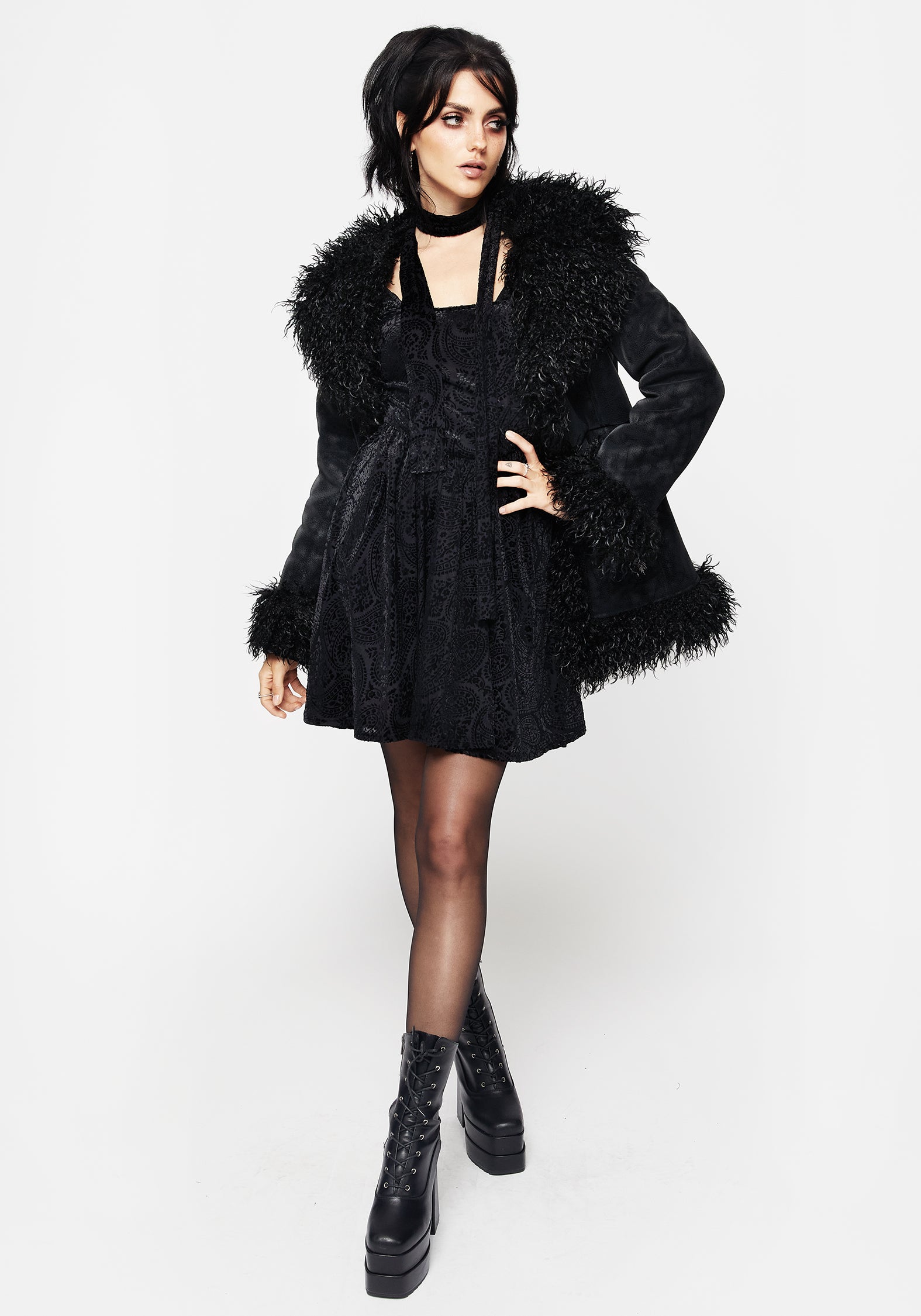 Disturbia | Ygritte Faux Fur Coat | Coats
