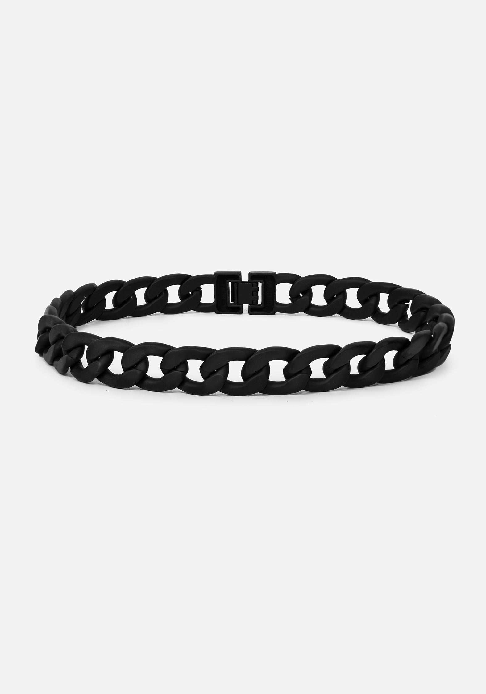 Jet Chunky Rope Chain Choker Necklace – Disturbia