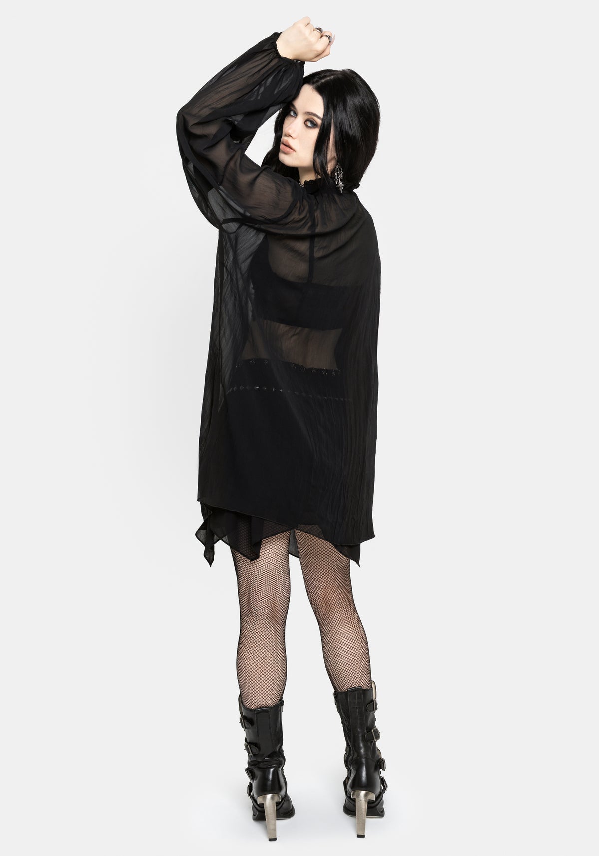 Villain Textured Blouse UK 6