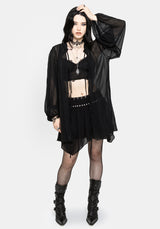 Villain Textured Blouse UK 6