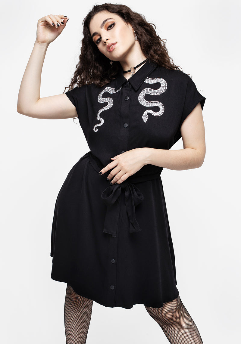 Slither Relaxed Mini Dress