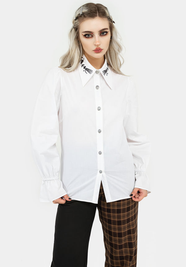 Tempora Embroidered Button Up Shirt