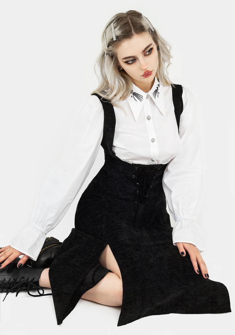 Disturbia | Tempora Embroidered Button Up Shirt | Shirts