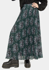 Cailleach Pleated Maxi Skirt