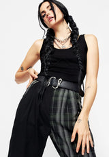 Mamba Debossed Belt With Snake Buckle