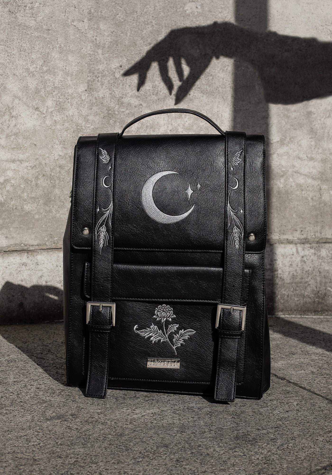 Disturbia | Aradia Embroidered Satchel Bag | Handbags
