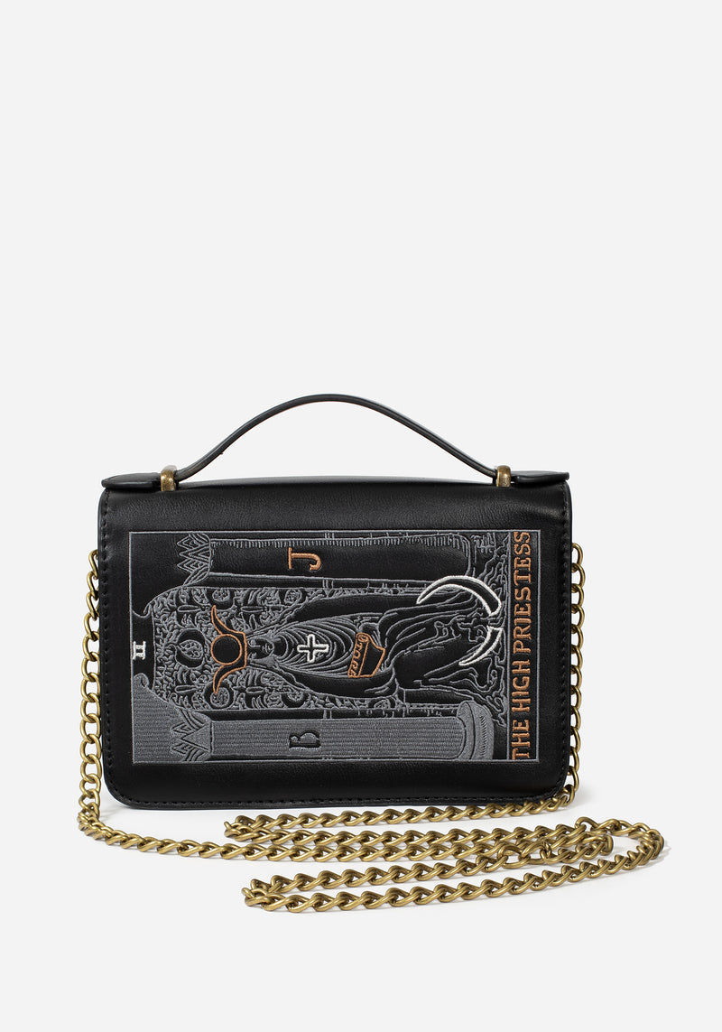 Crossbody Clutch Black Crossbody Bag Black/Gold – Bandolier