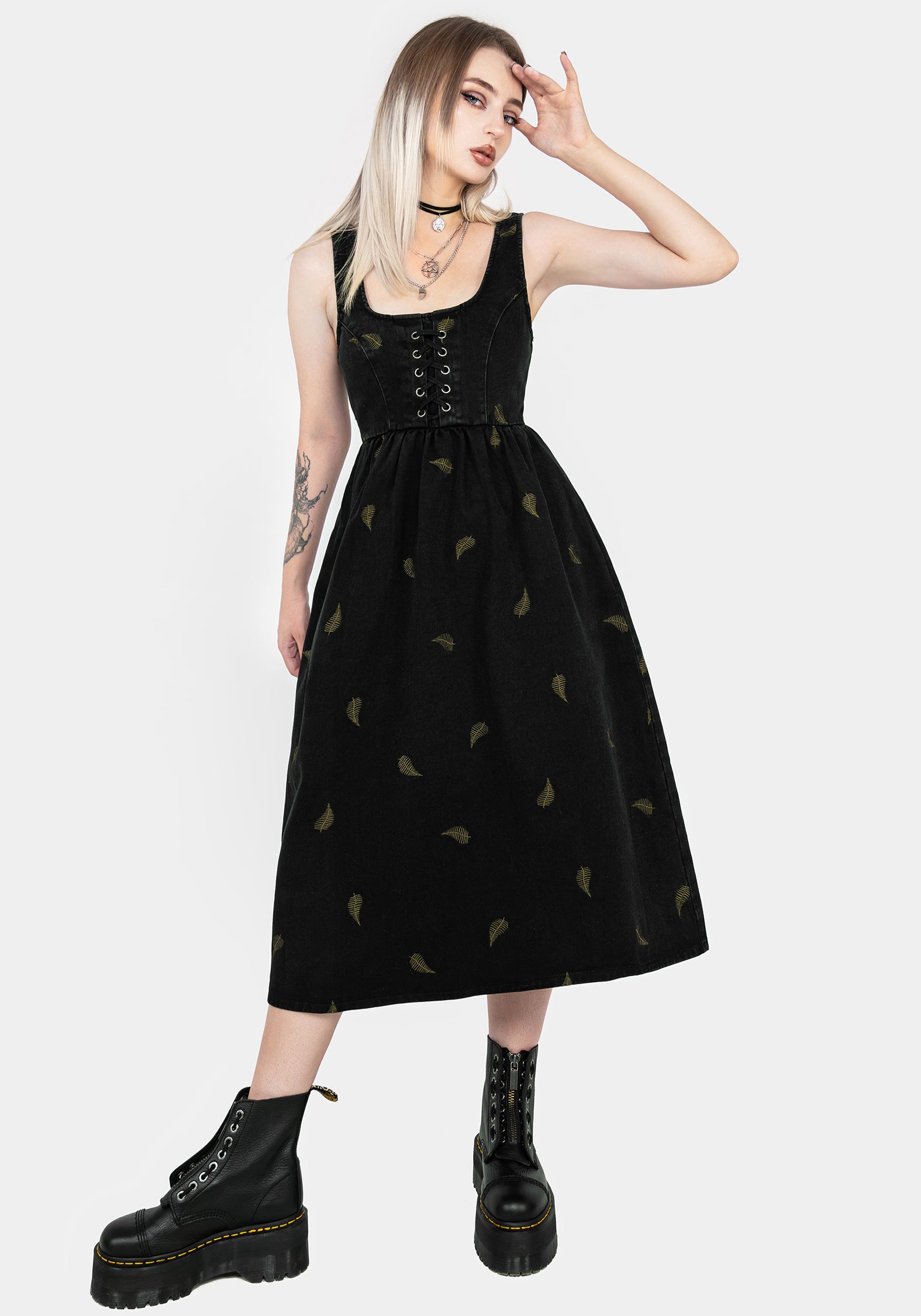 Fern Pinafore Dress