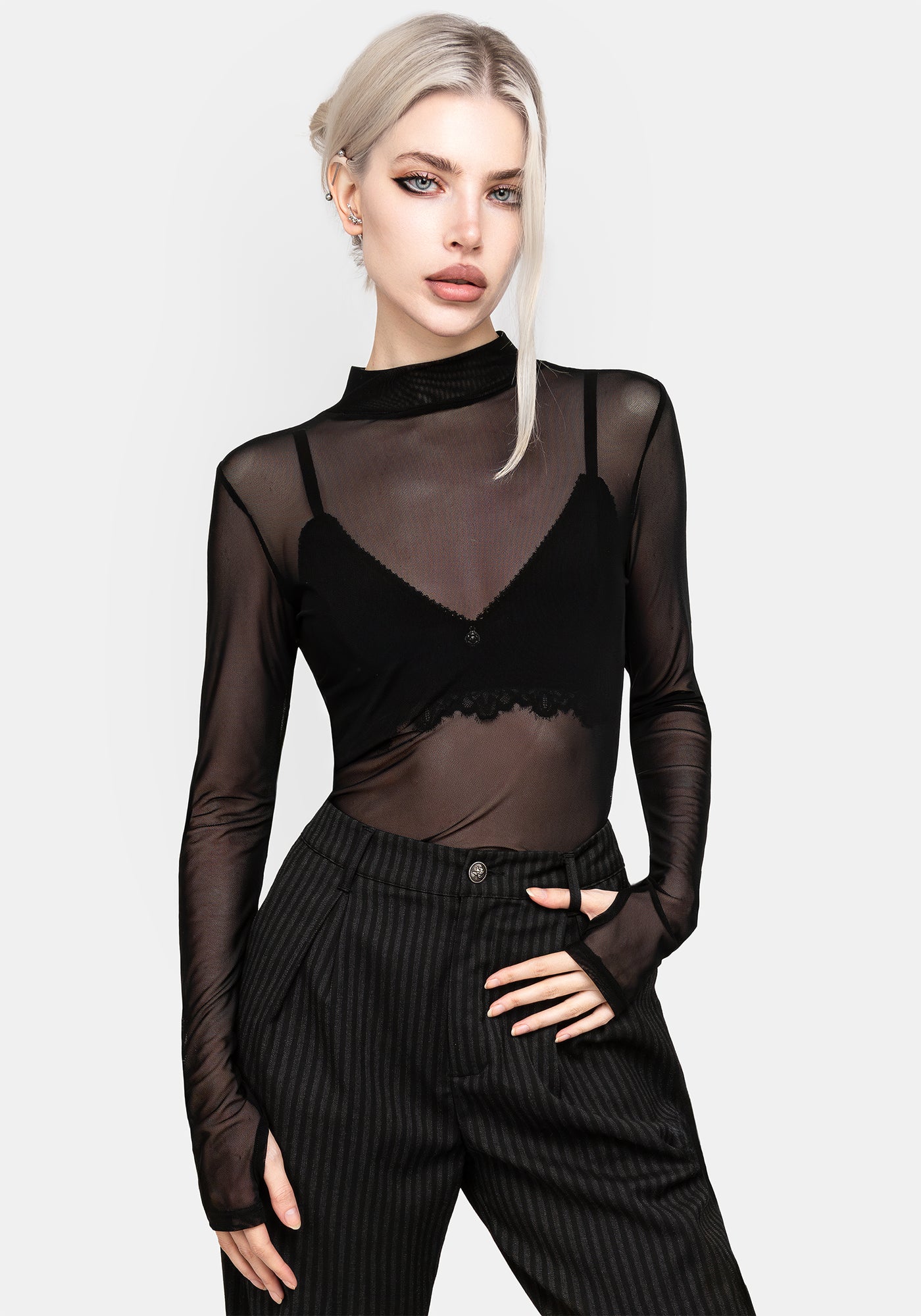 mesh top looks