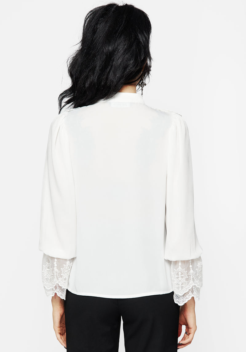 Women's Plus Size 1X Apparenza White Blouse Polyester Women's Plus Size 1X Apparenza White Blouse Polyester