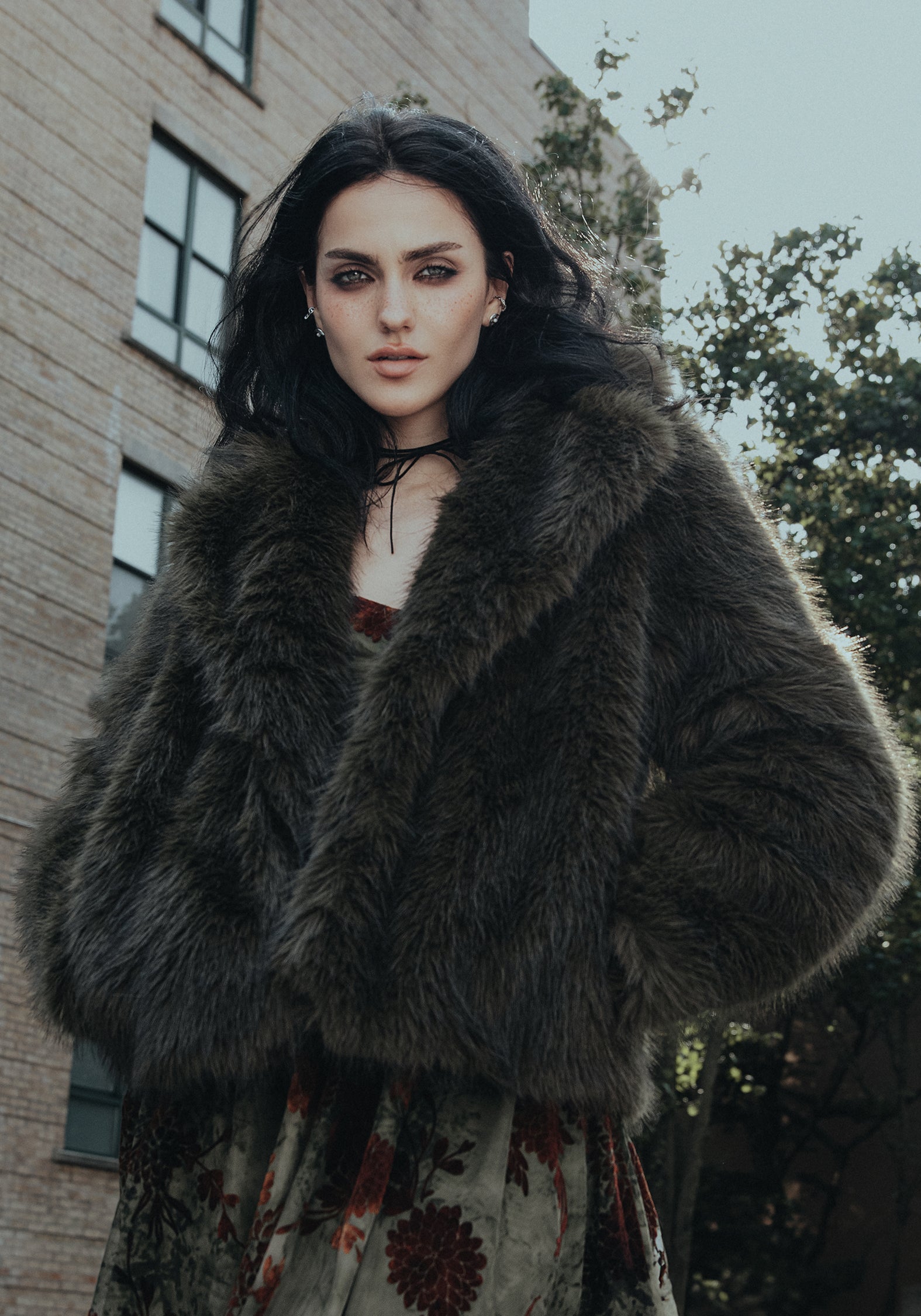 Disturbia | Monstrum Cropped Faux Fur Jacket | Jackets