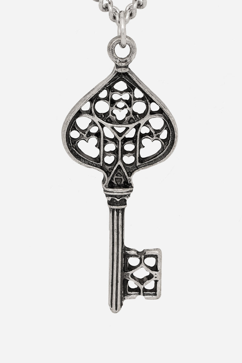 Disturbia Claustrum Gothic Key Pendant Necklace Necklaces