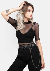 Ouroboros Snake Buckle Chain Belt