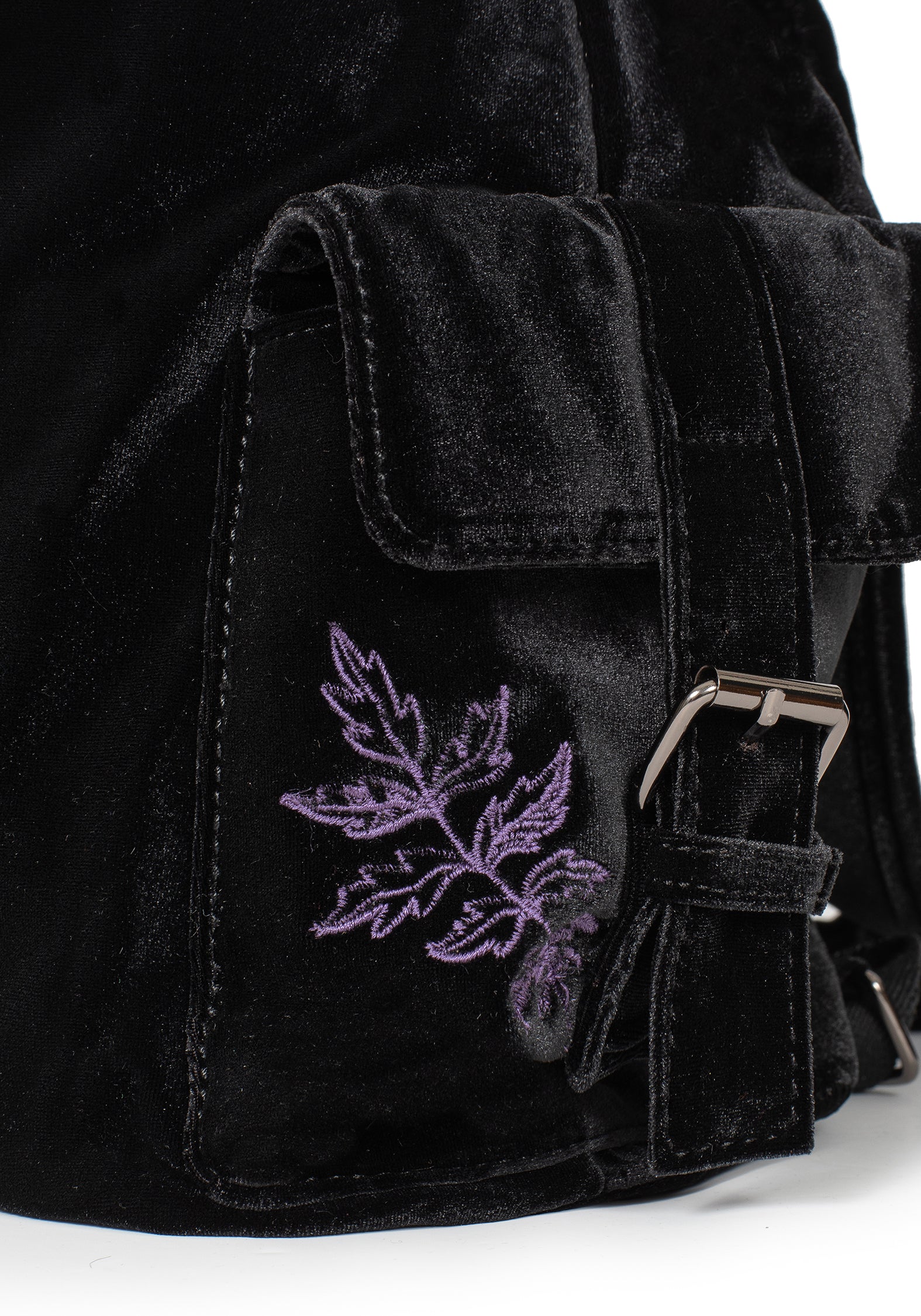 Disturbia | Atropos Moth Embroidered Satchel Backpack | Handbags
