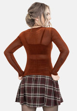 Soulthorn Long Sleeve Mesh Top