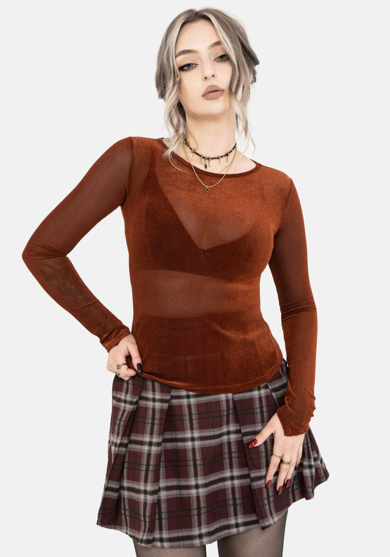 Soulthorn Long Sleeve Mesh Top