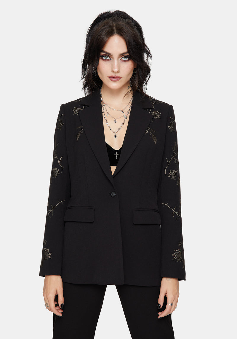 Maira Embroidered Blazer