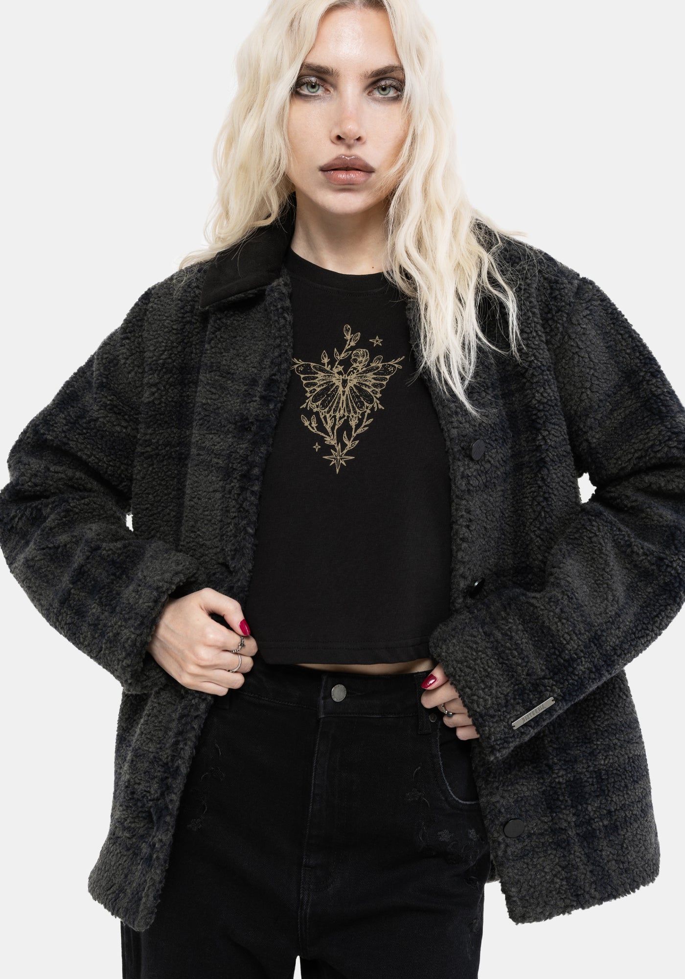 Alina Borg Checked Shacket – Disturbia