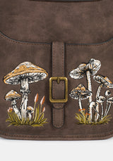 Dapperling Mushroom Embroidered Crossbody Bag