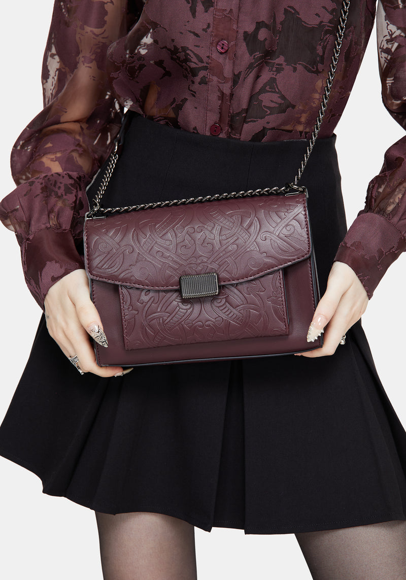 Celtic Dragon Cross Body