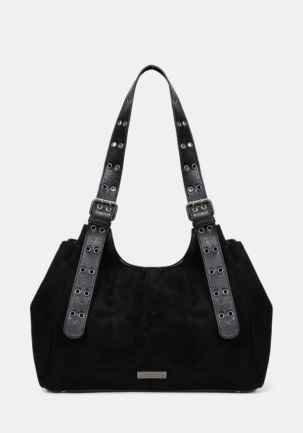 Ophelia Black Belted Shoulder Bag