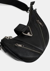 Colette Rat Zip Triangle Hardware Shoulder Bag
