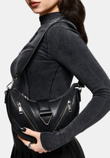 Colette Rat Zip Triangle Hardware Shoulder Bag