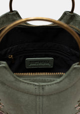 Chlora Handle Embroidered Bag